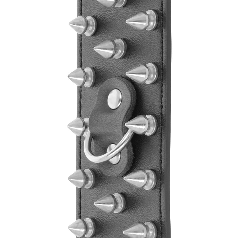 CIEMNOŚĆ - CZASZKI I KOŚCI CZARNE KOLCZĄCE KAJDANKI