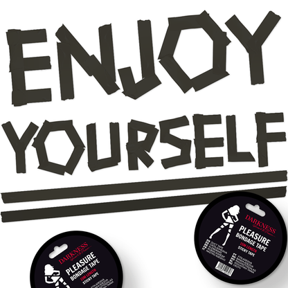 CIEMNOŚĆ - TAŚMA KLEJĄCA CZARNA 15M