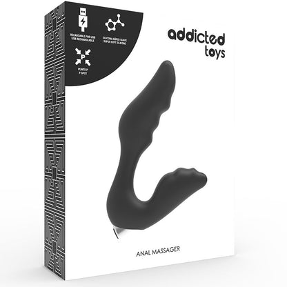 ADDICTED TOYS - WIBRATOR PROSTATYCZNY AKUMULATOROWY MODEL 6 - CZARNY