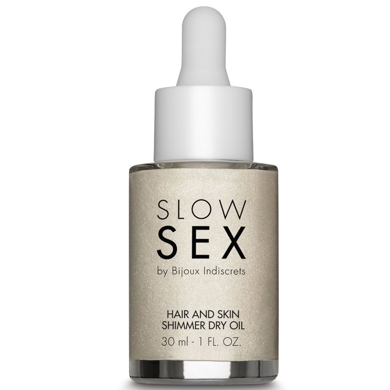 BIJOUX - SLOW SEX WIELOFUNKCYJNY ROZŚWIETLAJĄCY SUCHY OLEJEK 30 ML