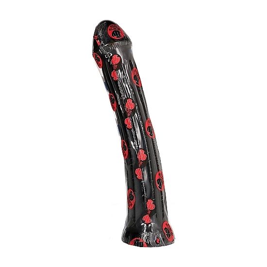 CAŁY CZARNY - WTYK DILDO 31 CM