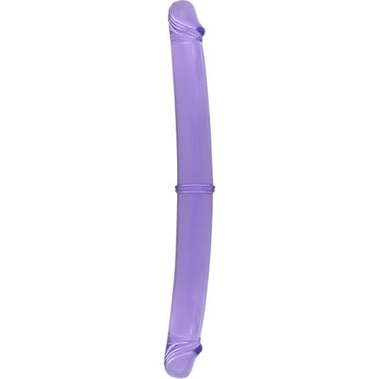 SEVEN CREATIONS - PODWÓJNY PENIS 30 CM FIOLETOWY