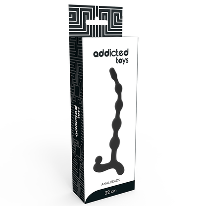 ADDICTED TOYS - KULKI ANALNE 22 CM CZARNE