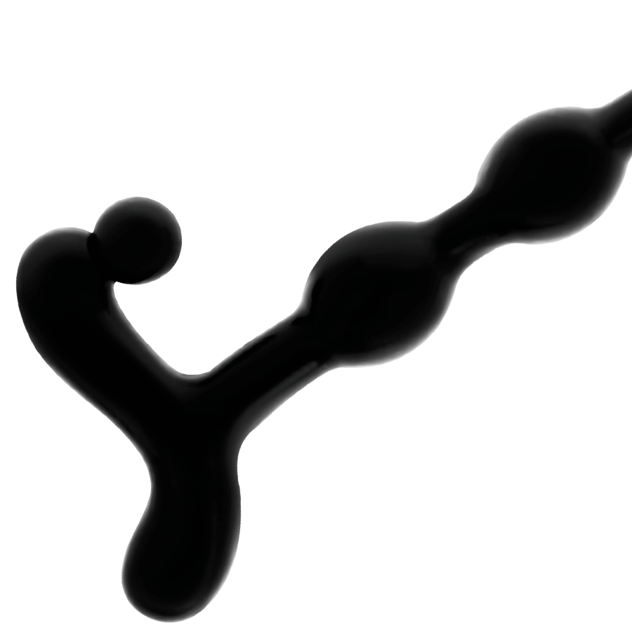 ADDICTED TOYS - KULKI ANALNE 22 CM CZARNE