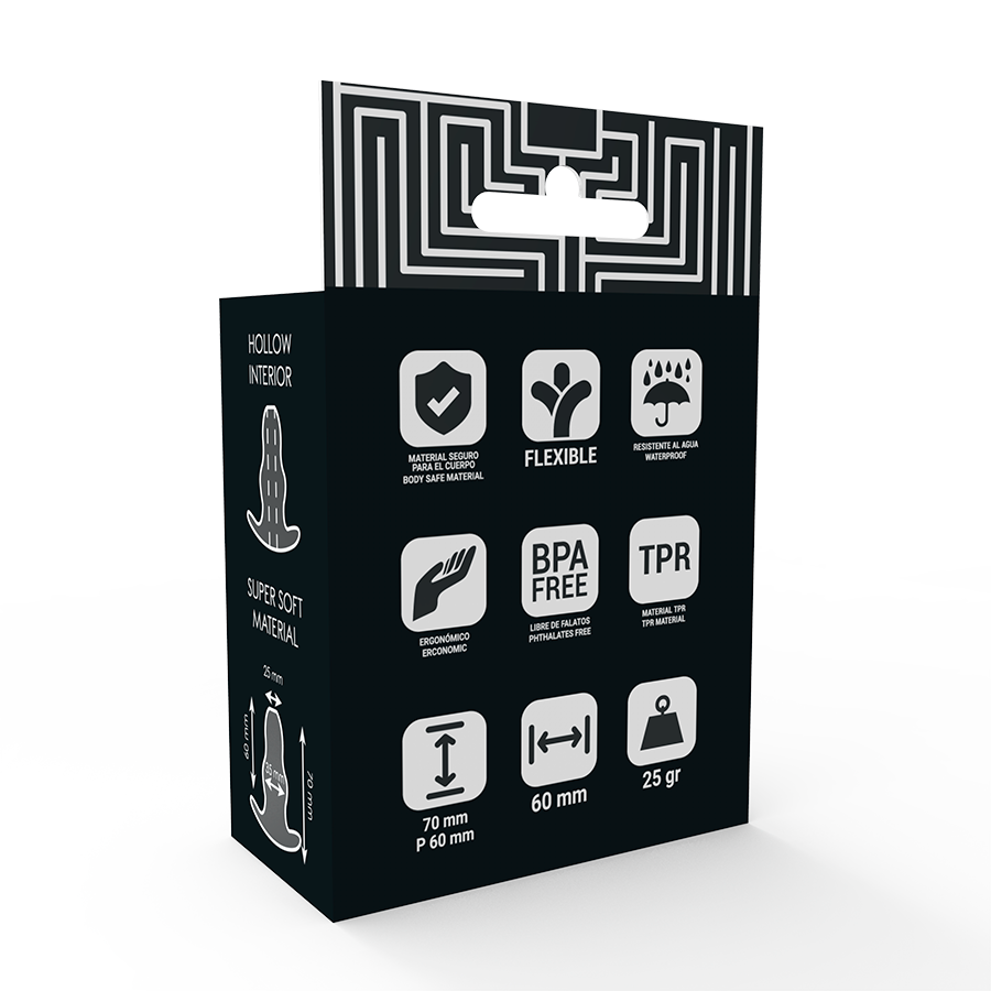 ADDICTED TOYS - MAŁY ROZSZERZACZ ANALNY 7 CM - PRZEŹROCZYSTY