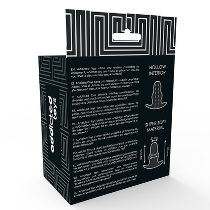 ADDICTED TOYS - ROZSZERZACZ ANALNY ŚREDNI 11 CM - PRZEŹROCZYSTY