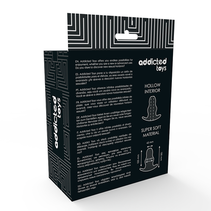 ADDICTED TOYS - DUŻY ROZSZERZACZ ANALNY 13 CM - PRZEŹROCZYSTY