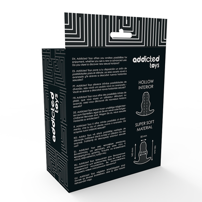 ADDICTED TOYS - DUŻY ROZSZERZACZ ANALNY 15 CM - PRZEŹROCZYSTY