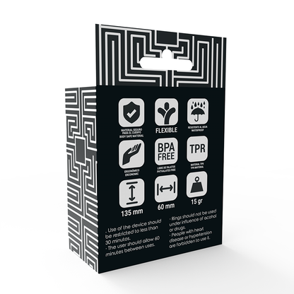 ADDICTED TOYS - ZESTAW PIERŚCIENI NA PENISA PRZEŹROCZYSTY