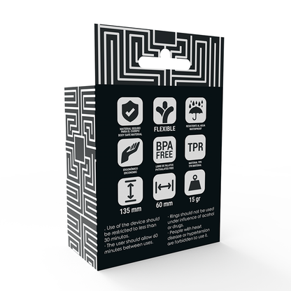 ADDICTED TOYS - ZESTAW KÓŁEK C-RING PRZEŹROCZYSTY