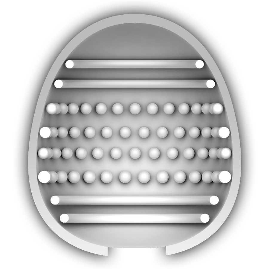 JAMYJOB - EGG MASTURBATOR WERSJA CZARNA DYSKRETNA