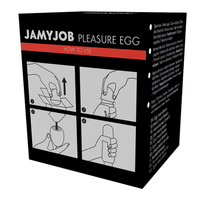 JAMYJOB - EGG MASTURBATOR WERSJA CZARNA DYSKRETNA