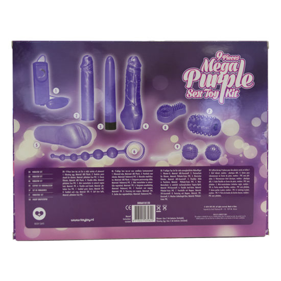 TOYJOY - MEGA FIOLETOWY ZESTAW ZABAWEK SEKSUALNYCH JUST FOR YOU