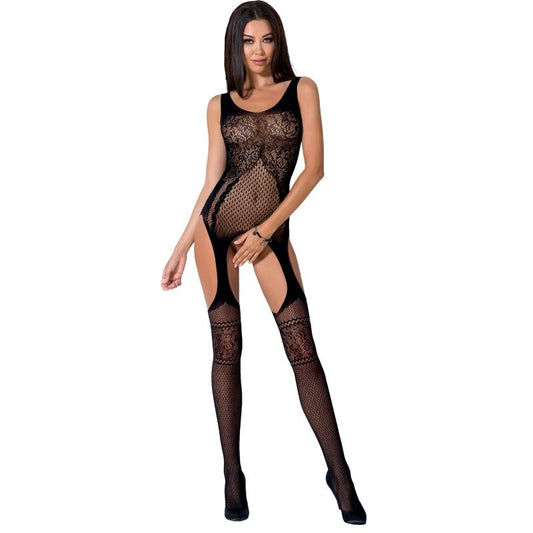 PASSION - KOBIETA BS061 CZARNE BODYSTOCKING ROZMIAR JEDNORAZOWY