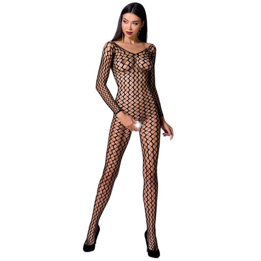 PASSION - BODYSTOCKING KOBIETY BS068 CZARNY ROZMIAR JEDNORAZOWY