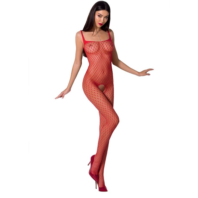 PASSION - KOBIETA BS071 CZARNE BODYSTOCKING ROZMIAR JEDNORAZOWY