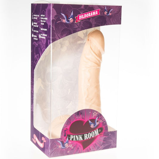 RÓŻOWY POKÓJ - EBAN REALISTYCZNY DILDO MIĘSNE 19 CM