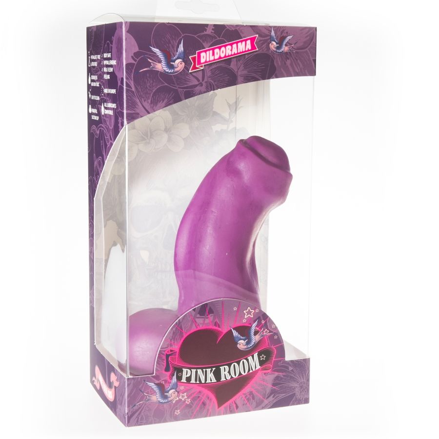 RÓŻOWY POKÓJ - NESTOR REALISTYCZNY DILDO FIOLETOWY 16,5 CM