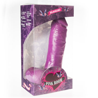 RÓŻOWY POKÓJ - ANTON REALISTYCZNY DILDO FIOLETOWY 21,5 CM