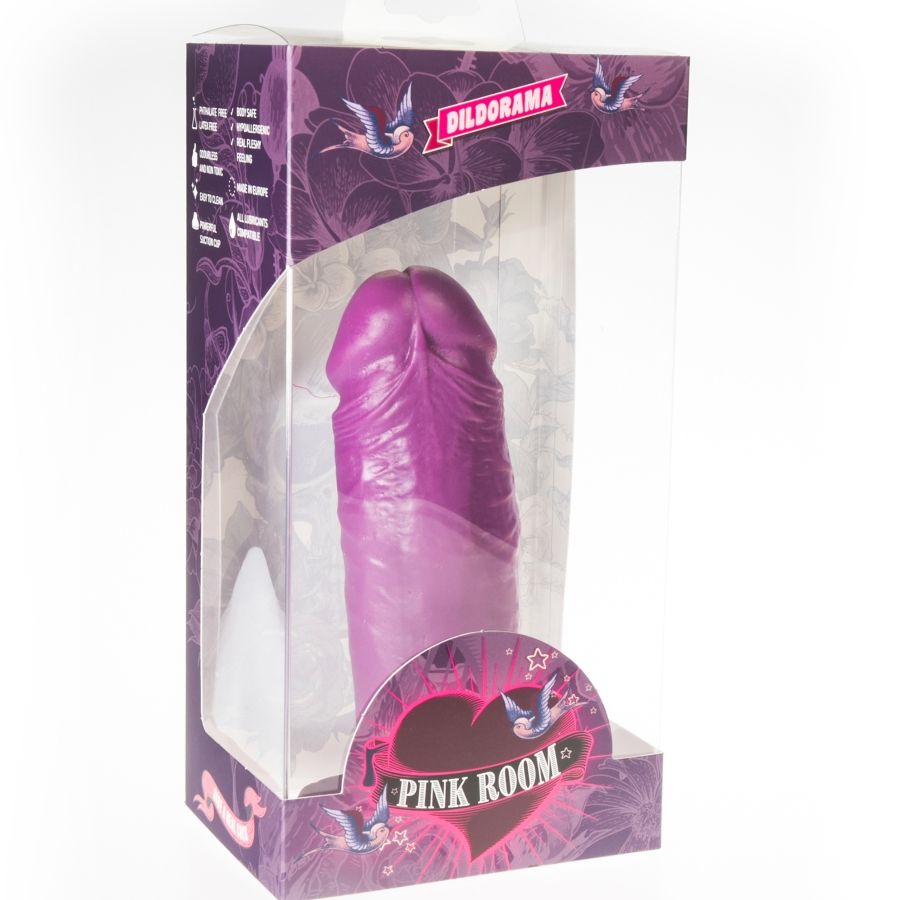 RÓŻOWY POKÓJ - DAEL REALISTYCZNY DILDO FIOLETOWY 18,5 CM