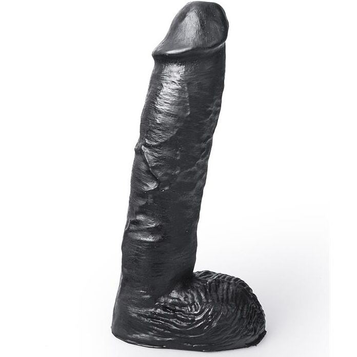 SYSTEM ZAWIESZONY - REALISTYCZNY DILDO CZARNY KOLOR MICKEY 24 CM