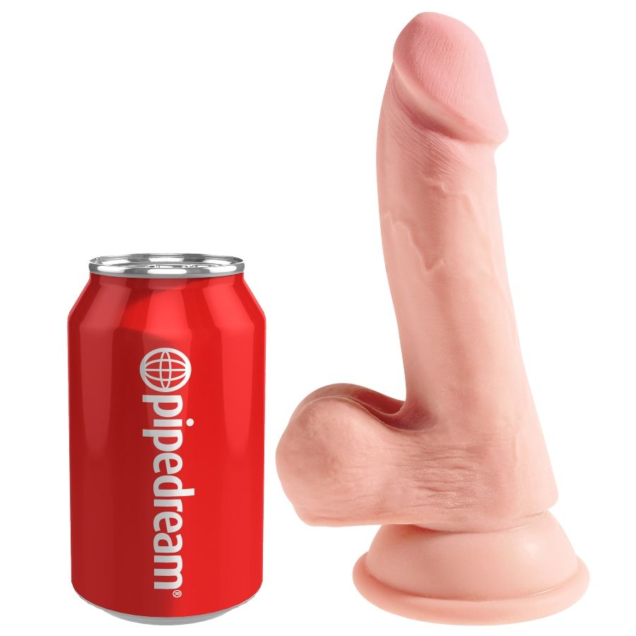 KING COCK - DILDO POTRÓJNEJ GĘSTOŚCI 14 CM