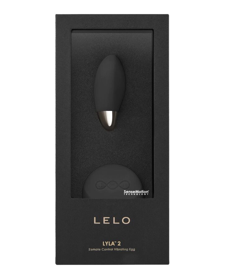 LELO - LYLA 2 INSIGNIA DESIGN EDITION CZARNE JAJKO MASAŻUJĄCE