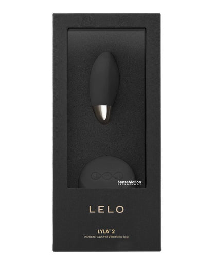 LELO - LYLA 2 INSIGNIA DESIGN EDITION CZARNE JAJKO MASAŻUJĄCE