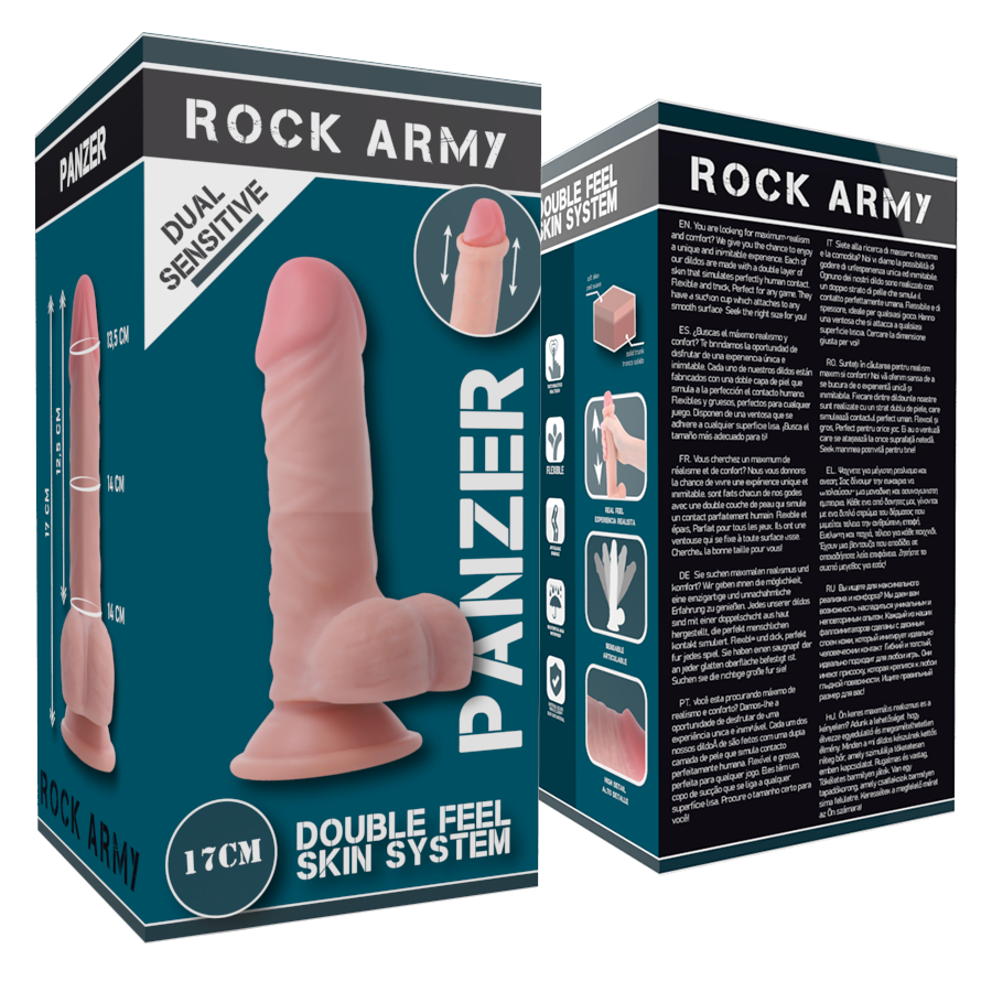 ROCKARMY - PODWÓJNA GĘSTOŚĆ PANZER 17 CM -O- 4,46 CM