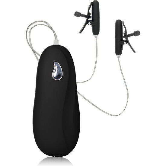 CALEXOTICS - WIBRACYJNE PODGRZEWANE PODNIEŚNIKI SUTKOWE CZARNE