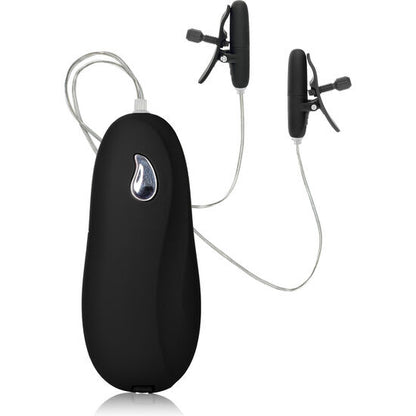 CALEXOTICS - WIBRACYJNE PODGRZEWANE PODNIEŚNIKI SUTKOWE CZARNE