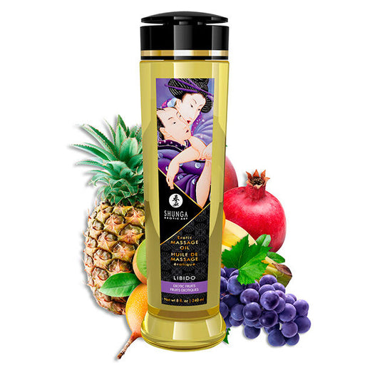 SHUNGA - OLEJEK DO MASAŻU EROTYCZNEGO LIBIDO 240 ML