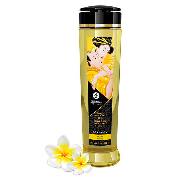 SHUNGA - OLEJEK DO MASAŻU EROTYCZNEGO SERENITY 240 ML