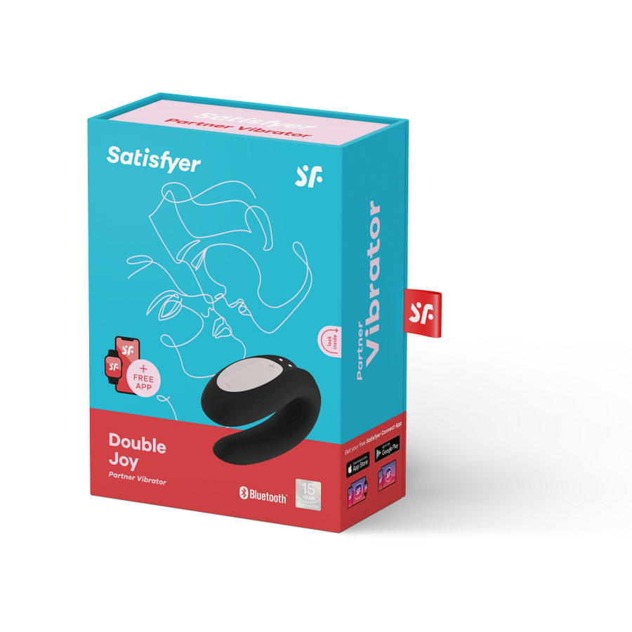 SATISFYER - PODWÓJNA APLIKACJA JOY CON BLACK