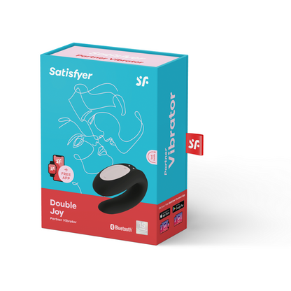 SATISFYER - PODWÓJNA APLIKACJA JOY CON BLACK