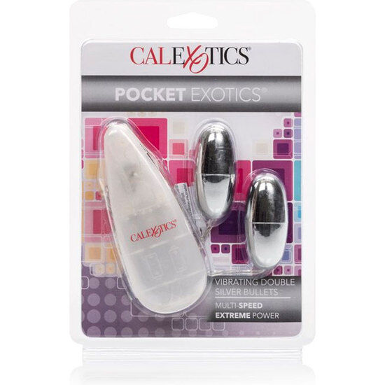 CALEXOTICS - WIBRACYJNE KULE SILVER DUO