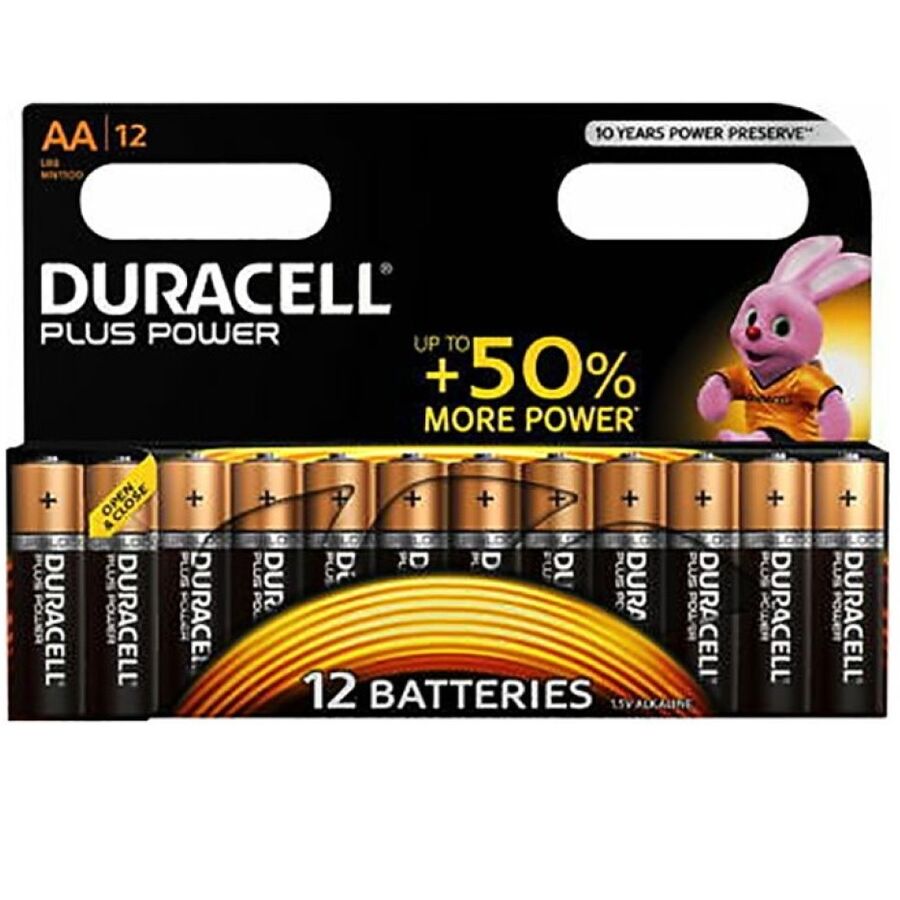 DURACELL - BATERIE PLUS POWER AA LR6 12 SZTUK
