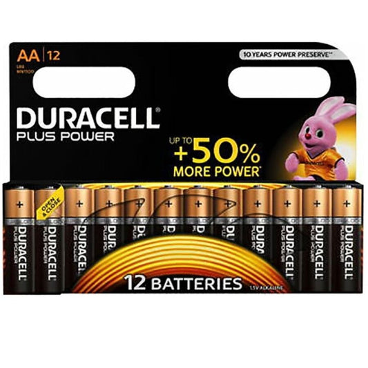DURACELL - BATERIE PLUS POWER AA LR6 12 SZTUK
