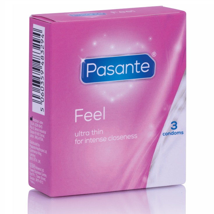 PASANTE - PREZERWATYWY SENSITIVE ULTRA CIENKIE 3 SZTUKI