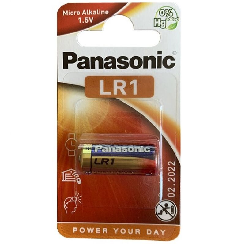 PANASONIC - BATERIA ALKALICZNA LR1 1,5 V BLISTER 1 OPAKOWANIE