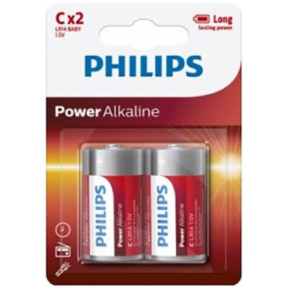 PHILIPS - BATERIE POWER PILA C LR14 OPAKOWANIE 2