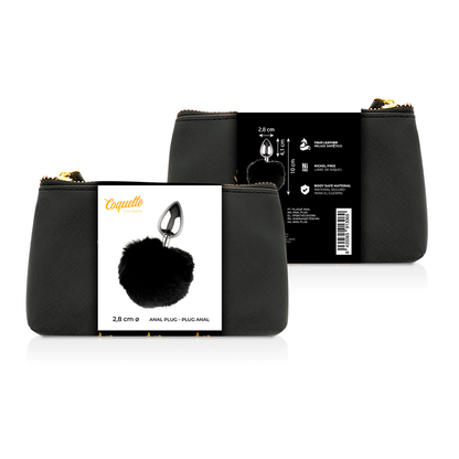 COQUETTE CHIC DESIRE - KOREK ANALNY METALOWY ROZMIAR L 2,8 X 4,1 CM