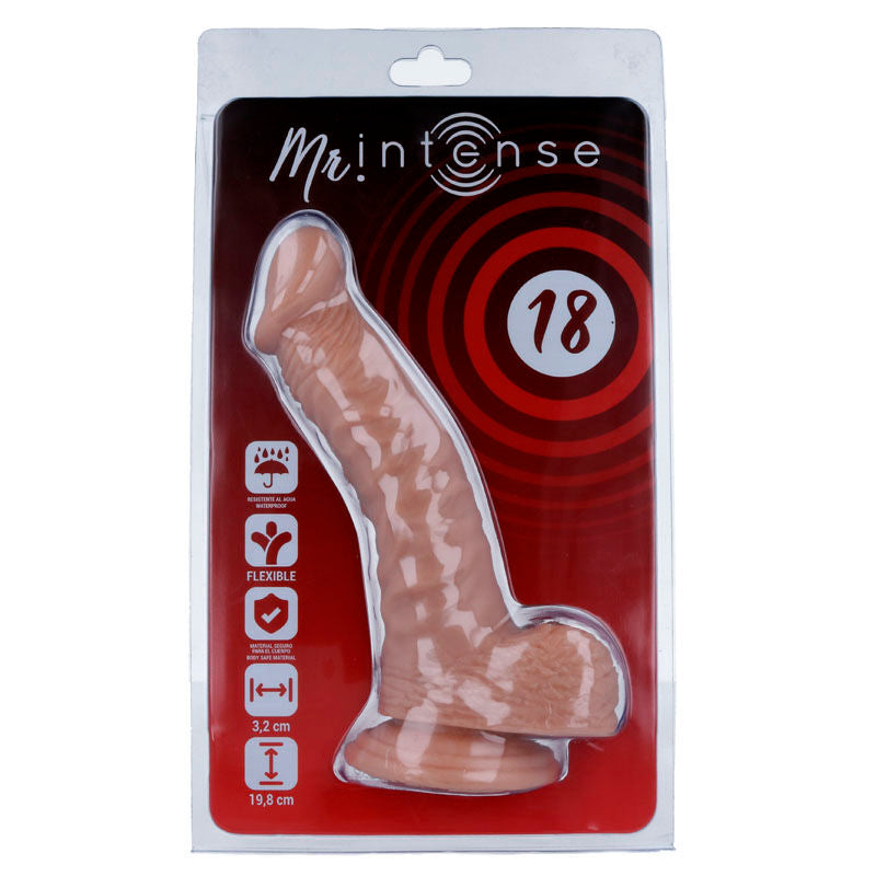 MR INTENSE - 18 REALISTYCZNY KUTAS 19,8 CM -O- 3,2 CM