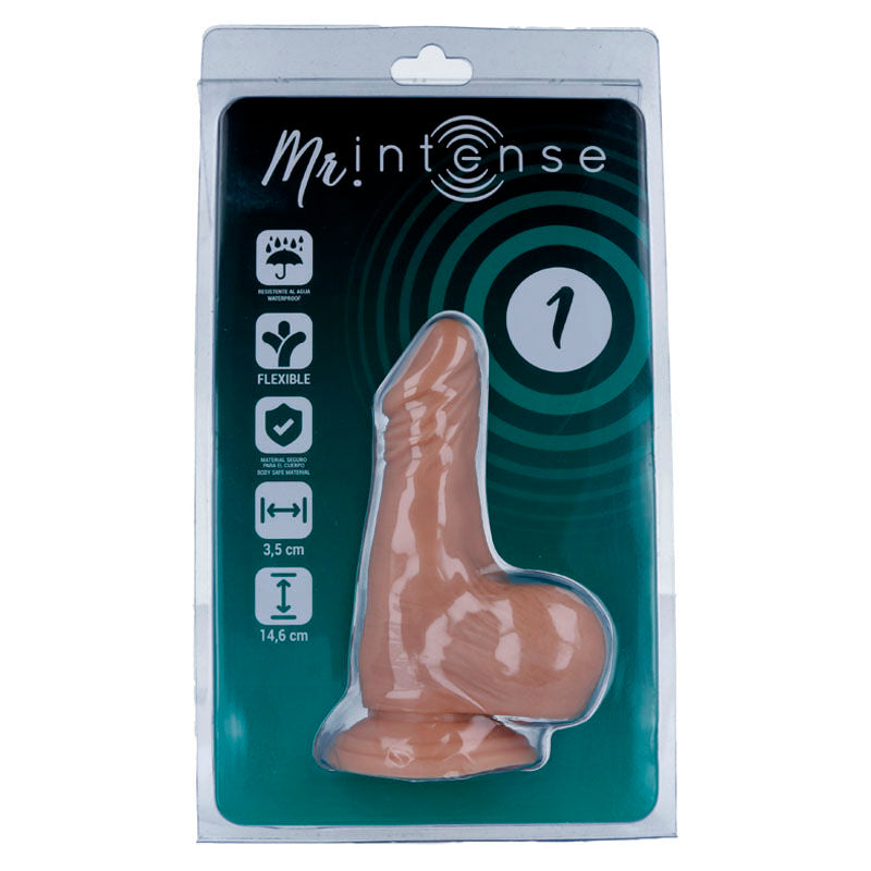 MR INTENSE - 1 REALISTYCZNY KUTAS 14,6 CM -O- 3,5 CM