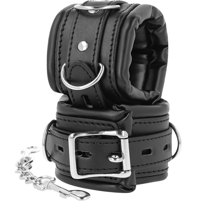 CIEMNOŚĆ - WYŚCIÓŁKOWANE KAJDANKI BDSM