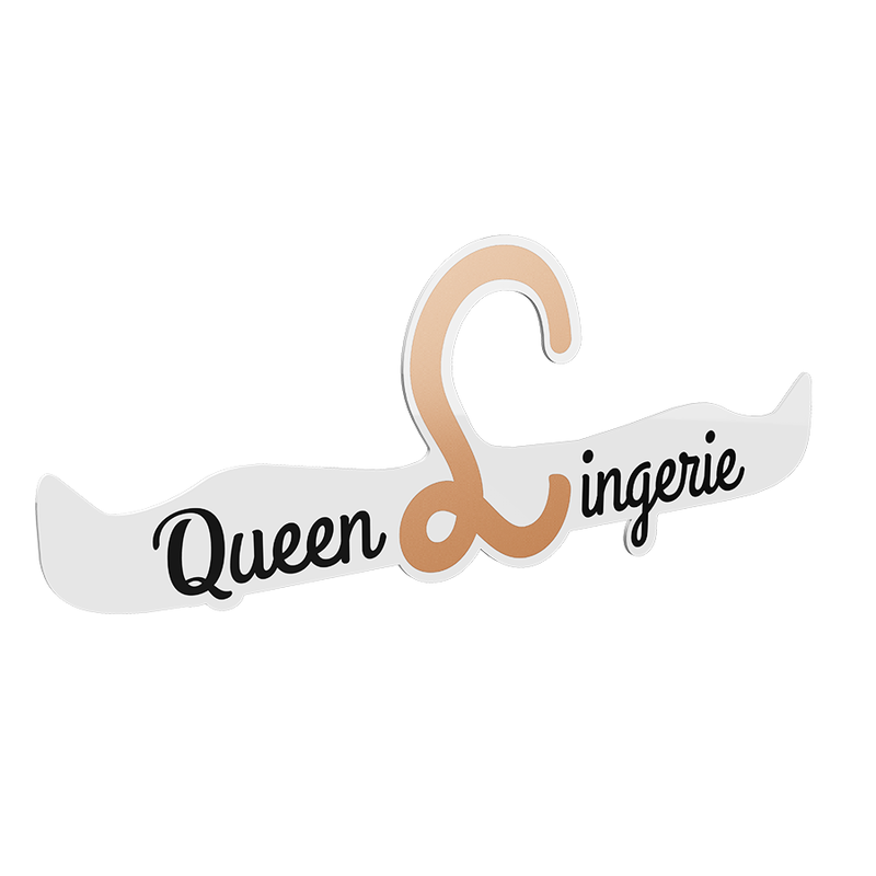 QUEEN LINGERIE - WIESZAK NA BIELIZNĘ 27,5 CM 1 SZTUKA