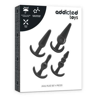 ADDICTED TOYS - ZESTAW 4 KOREK ANALNYCH