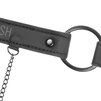 FETYSZ UMIESZNY - KNEBEL Z ZACISKAMI NA SUTKĘ