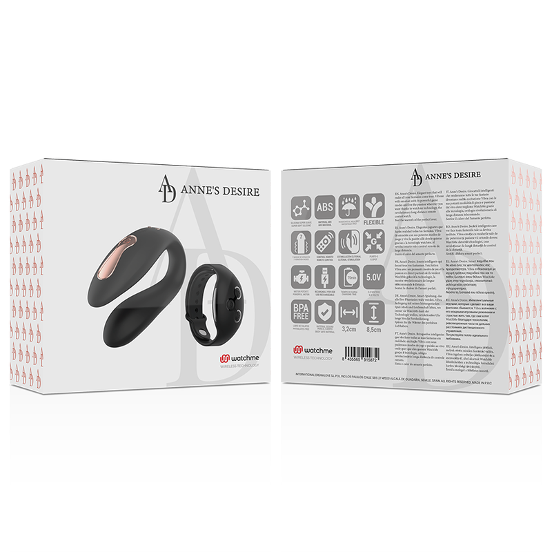 ANNE'S DESIRE - TECHNOLOGIA PODWÓJNEJ PRZYJEMNOŚCI W WATCHME BLACK