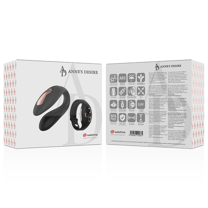 ANNE'S DESIRE - TECHNOLOGIA PODWÓJNEJ PRZYJEMNOŚCI W WATCHME CZARNO/ZŁOTO